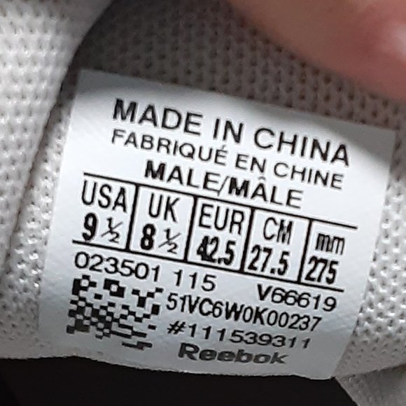 Men\'s Reebok 3D Ultralite Gray/White Reebok Running Sneakers/Shoes NWOB Size 9.5 main image 5